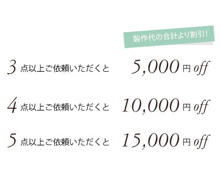 おまとめ割引